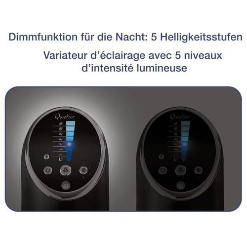 Ventilateur Colonne 102cm 8 Vitesses Noir - Hyf290e4