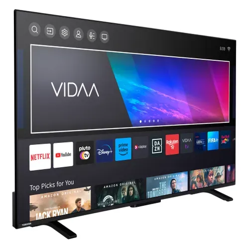 Téléviseur UHD 4K 55'' 139 cm TOSHIBA 55UV2363DG Noir vue 3/4