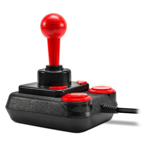 Competition Pro Extra Joystick Android,pc Analogique Usb 1.1 Noir, Rouge