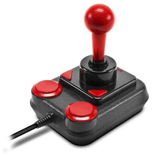 Competition Pro Extra Joystick Android,pc Analogique Usb 1.1 Noir, Rouge