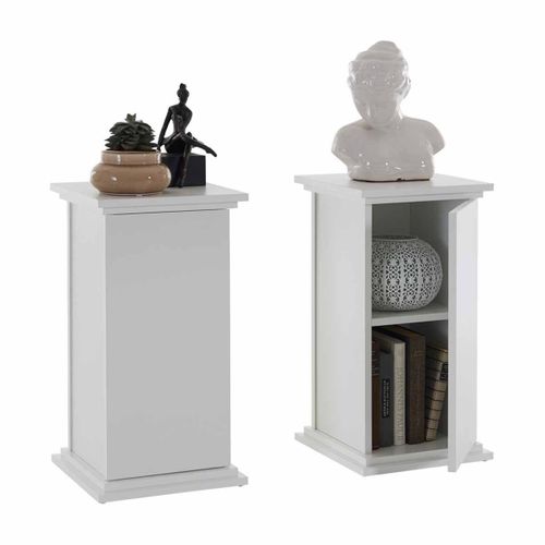 étagère 2 Niveaux Vintage "wyon" 57cm Blanc