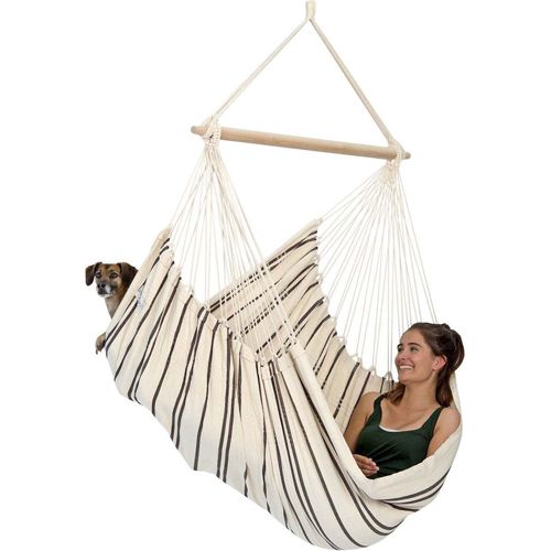 Fauteuil Suspendu En Coton Brésilien Brasil Cappuccino