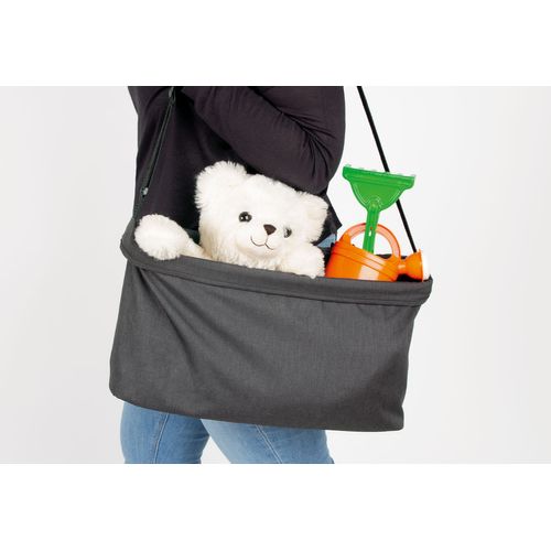 Sac Pour Chariot Pliant Cruiser Pinolino Noir - Accessoire Pratique 50x15x26 Cm