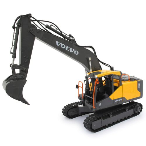 Pelle Jouet Télécommandée Volvo Ec160e 2,4 Ghz Jaune