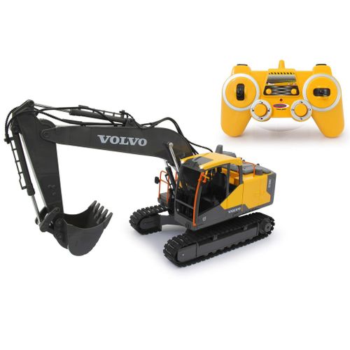 Pelle Jouet Télécommandée Volvo Ec160e 2,4 Ghz Jaune