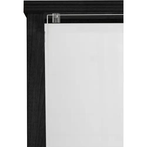 Vitrine 7 étagères CLATOU noir vue détaillée