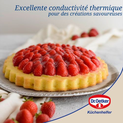 Moule à Tarte En Silicone Rouge De 26 Cm Dr. Oetker Flexxibel Love