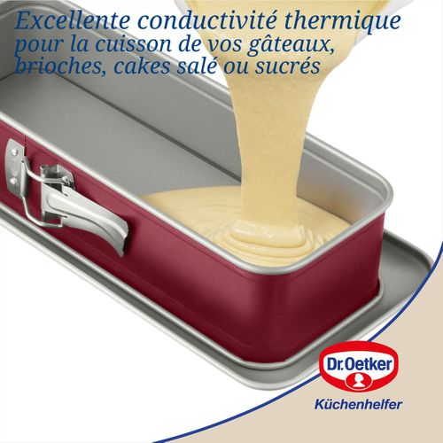 Moule à Cake à Charnière 30 Cm Dr Oetker Back-liebe Bicolor