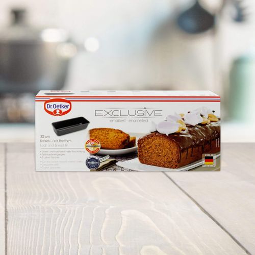 Moule à Cake En Acier émaillé Dr. Oetker Exclusive 31,5 Cm
