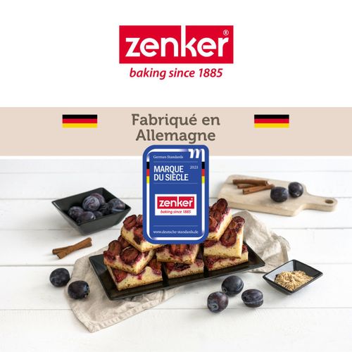 Plaque De Four Rectangulaire 42 X 29 Cm Black Metallic