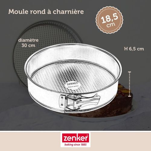 Moule à manqué hyper résistant acier revêtu Carat | Patisse France Moule à manqué hyper résistant acier revêtu Carat | Patisse France