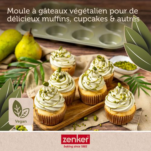 Moule à Muffins 12 Empreintes 38 X 26 Cm Green Vision