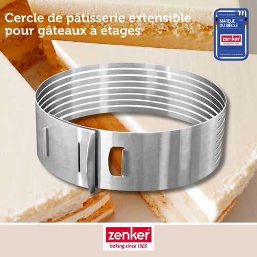 Cercle à Pâtisserie Pour Trancher Les Gâteaux En étages 26 à 28 Cm Smart Pastry