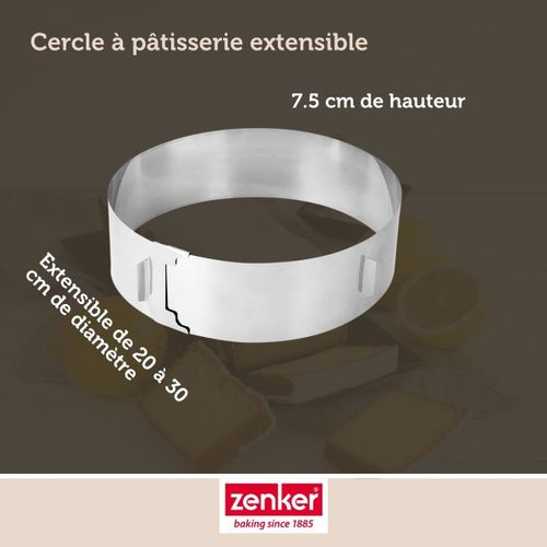 Cercle à Pâtisserie Réglable Smart Pastry