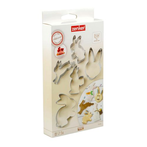 Set De 5 Emporte-pièces En Forme De Lapin De Pâques Pâques