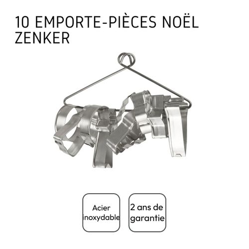 Lot De 10 Emporte-pièces De Noël Sur Cintre Emporte-pièces
