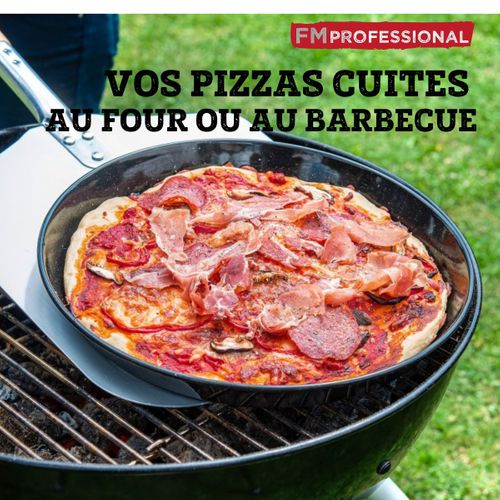 Plaque à Pizza Perforée Ronde Four Et Barbecue 32 Cm Fm Professional Barbecue