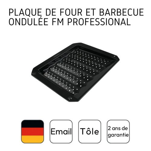 Plaque Ondulée Et Perforée Pour Four Et Barbecue En Tôle 38 X 33 Cm Barbecue
