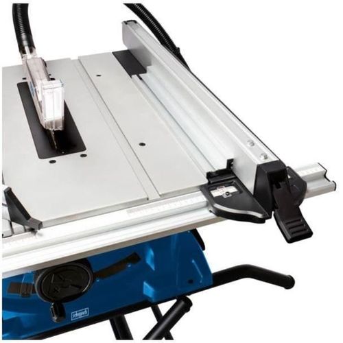 Scie Sur Table 2000 W, Lame 255 Mm, Support Pliable Pour Coupes Précises