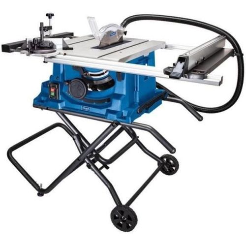 Scie Sur Table 2000 W, Lame 255 Mm, Support Pliable Pour Coupes Précises