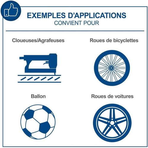 Compresseur Silencieux Sans Huile 24 L, 1100 W, 8 Bar, Portable