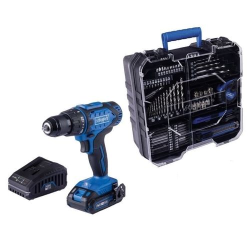Coffret Perceuse Visseuse Sans Fil C-dtb74/1-x - 50nm Mandrin 13mm + 74 Accessoires - Scheppach 20v