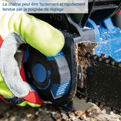 Tronçonneuse Sans Fil 33,5 Cm - 2×20v 4ah, Moteur Brushless