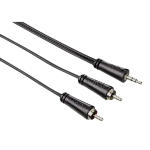 Câble audio HAMA 2 RCA mâle/Jack 3,5mm 1,5m 1*