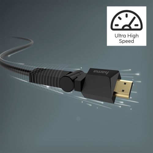 Câble HDMI HAMA 2.0 4K ROTATIF 1,50 vue d'ambiance 1