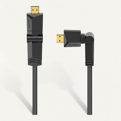 Câble HDMI HAMA 2.0 4K ROTATIF 1,50 vue de face