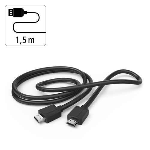 Câble HDMI Haute vitesse HAMA 4K 1,5 M - 205005