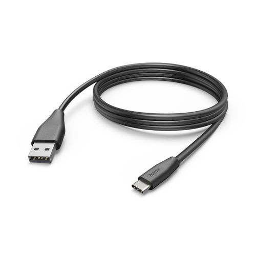 Câble de chargement 3 mètres HAMA 00201597 USB-A USB-C vue de face