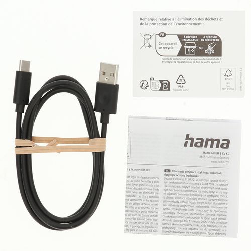 Câble de chargement 1 mètre HAMA 00201594 USB-A USB-C