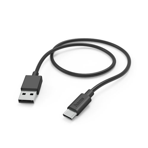 Câble de chargement 1 mètre HAMA 00201594 USB-A USB-C vue de face