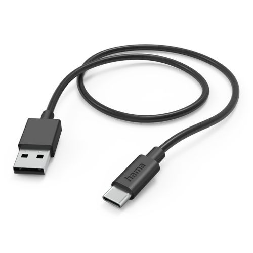 Câble de chargement 1 mètre HAMA 00201594 USB-A USB-C vue 3/4