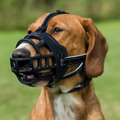Museliere - Trixie - Muzzle Flex - Caoutchouc - Taille Xl/xxl - Noir