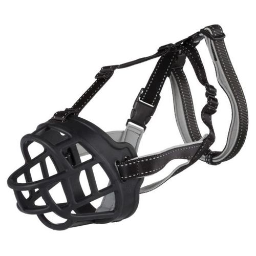 Museliere - Trixie - Muzzle Flex - Caoutchouc - Taille Xl/xxl - Noir