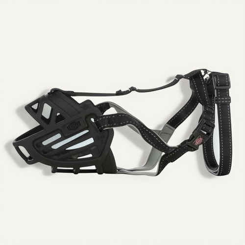 Museliere - Trixie - Muzzle Flex - Caoutchouc - Taille Xl/xxl - Noir