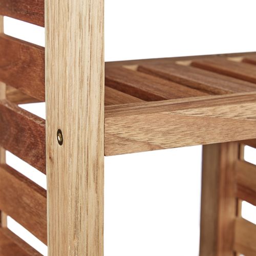 Etagère Murale Salle De Bain Bois Noyer
