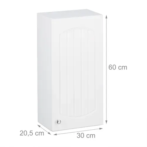 Armoire De Salle De Bain En Bois Blanc