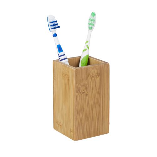 Lot De 2 Gobelets Brosse à Dents Bambou