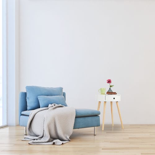 Table D’appoint Ronde à Tiroir Nordique