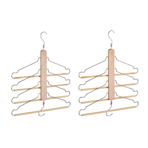 Lot De 2 Cintres Peu Encombrants - Cintre De Pantalon Antidérapant Avec