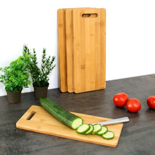 Lot De 8 Planches à Pizza En Bois Bambou 30,5 Cm - Plateaux Avec Poignées Pour Service Et Transfert