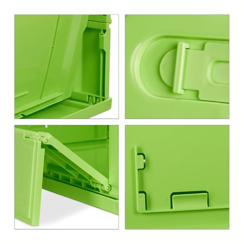 Boîtes De Rangement En Plastique - Lot De 8 - Format 17x12x3 Cm - Idéal Pour Photos 10x15, Cartes Postales, Bijoux, Petits Objets - Fermeture à Languette