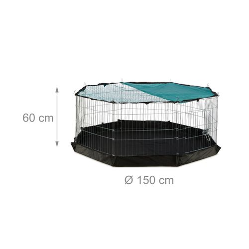 Enclos Avec Couverture Et Bâche Au Sol