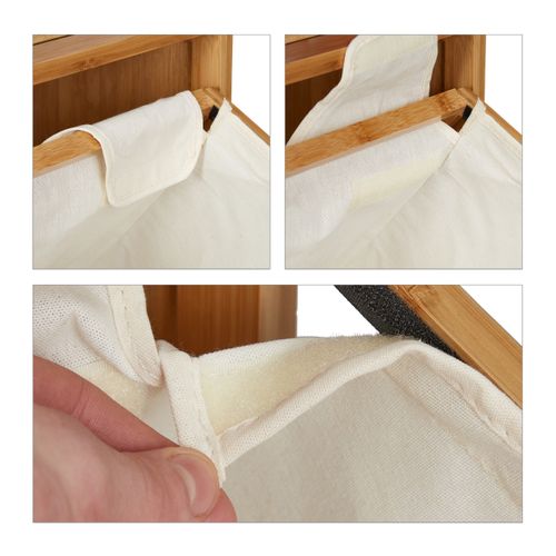 Meuble Panier à Linge En Bambou