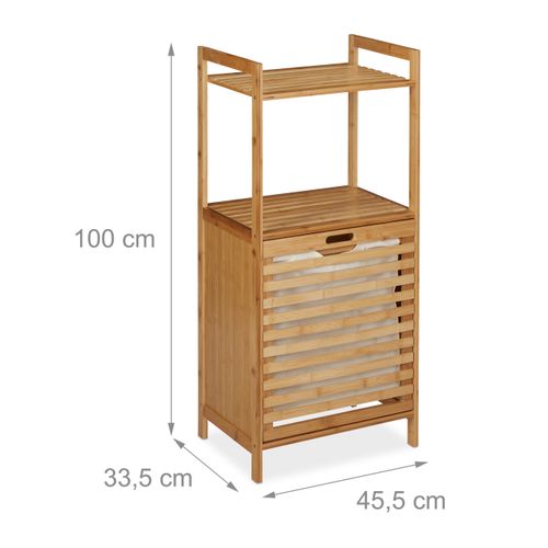 Meuble Panier à Linge En Bambou