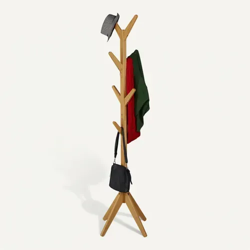 Porte Manteau En Bambou Forme Arbre