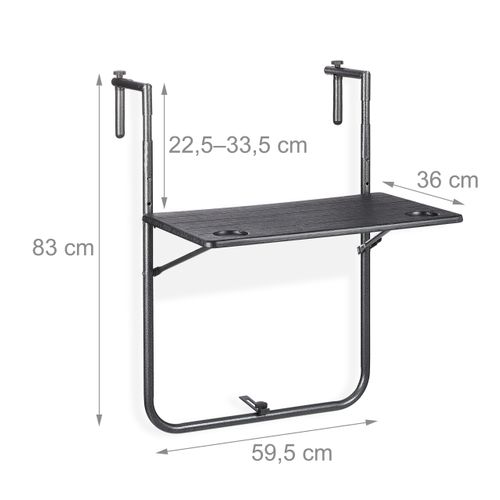 Table Balcon Suspendue